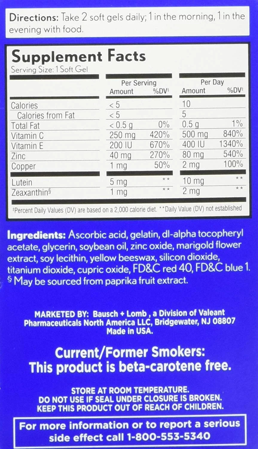 Vitamin & Mineral Supplement Soft Gels 120 Ct. U8361