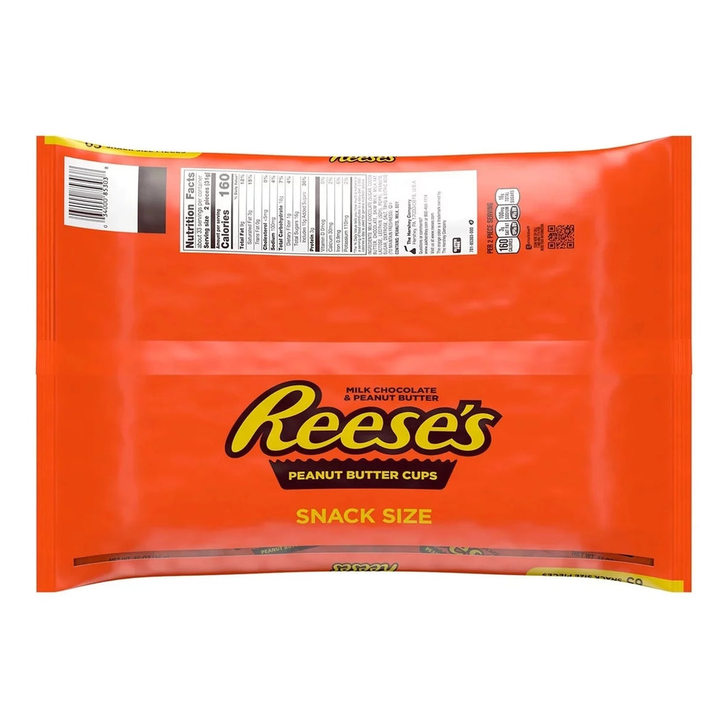 Milk Chocolate Peanut Butter Snack Size Cups Candy L53499