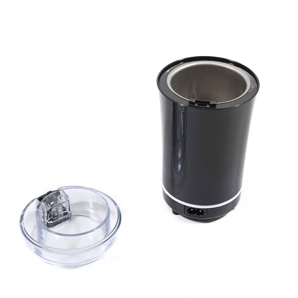Electric Coffee Bean Grinder, Mini Portable Herb Grinder for Spices, Black O696643