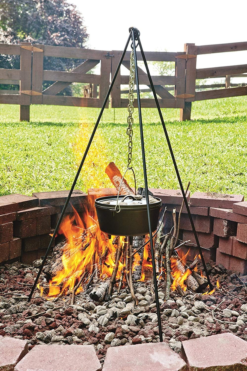 Cast Iron Camp Dutch Oven, 4-Quart I893
