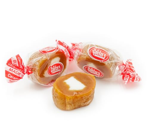 Caramel Creams Candy, Vanilla Flavor, Individually Wrapped, 1 lb Bulk Bag Y2496