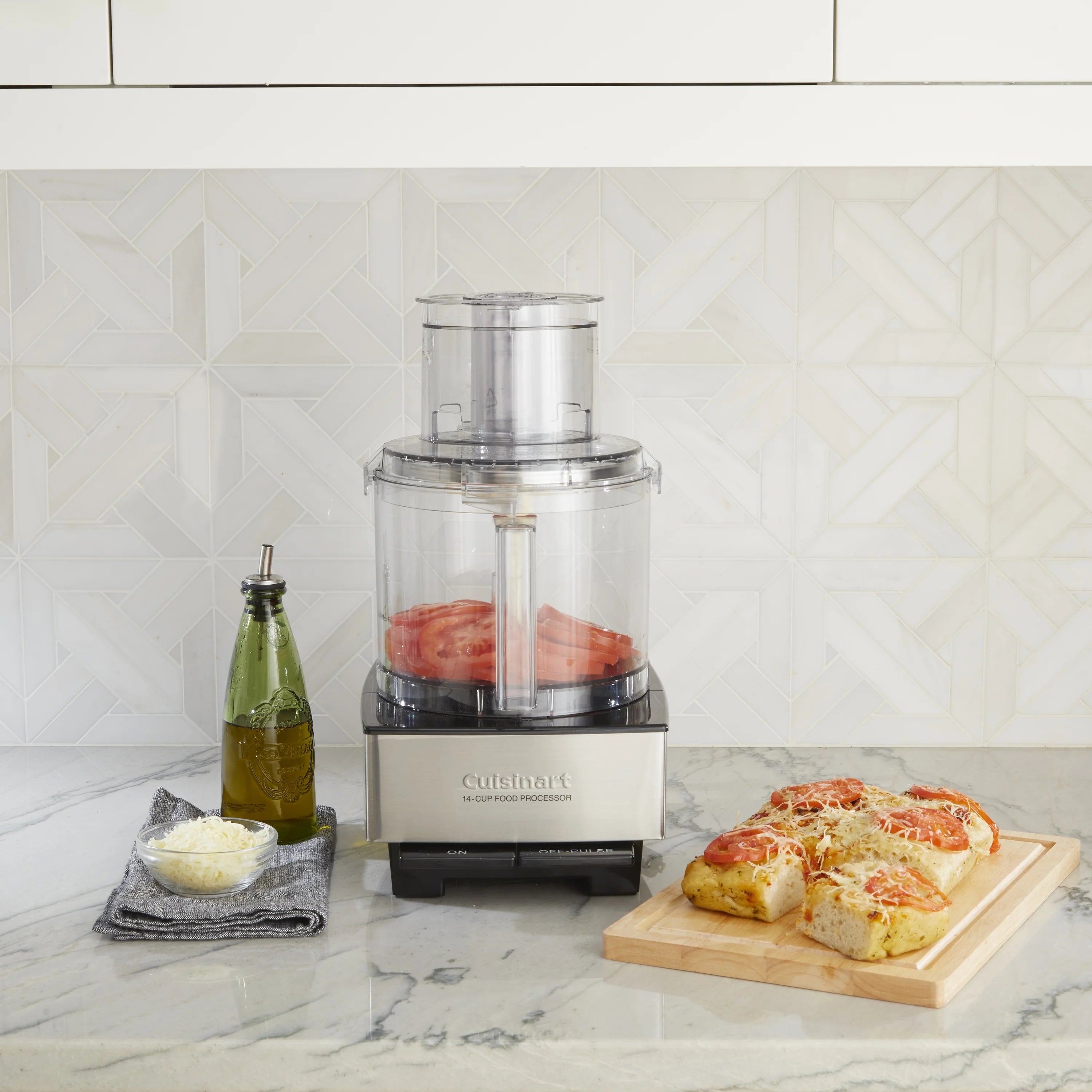 14 Cup Food Processor, Brushed Stainless Steel P4915