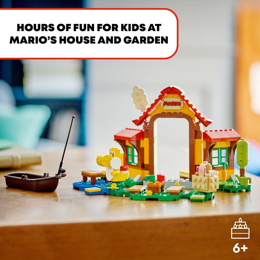 Picnic at Mario's House Expansion Set with Yellow Yoshi Figure G370