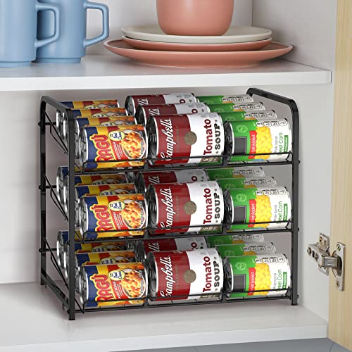Stackable Can Organizer for Pantry, 2 Pack, Holds 36 Cans G4483