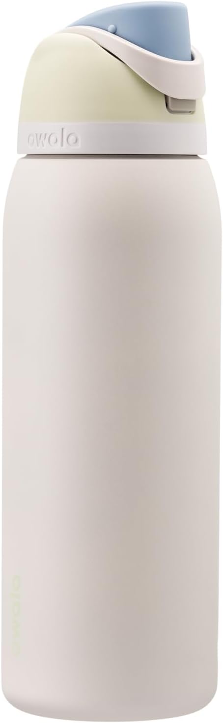 Insulated Stainless Steel Water Bottles with Straw, 40 Oz, Set of 2 Y50196