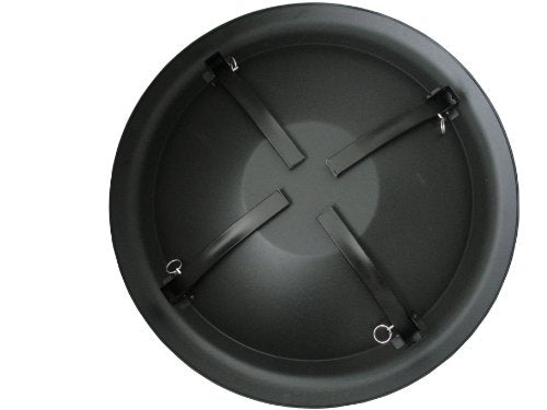 Portable Folding Round Steel Fire Pit with Carrying Bag F7361
