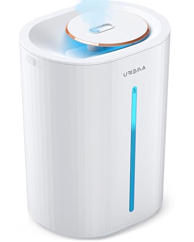 Humidifiers for Home and Office, Multiple Settings, Upgraded 6.5L Humidifiers for Large Room, Humidifiers for Bedroom Lasts Up to 54 Hours, Cool Mist Humidifiers for Home Baby Plants Nursery