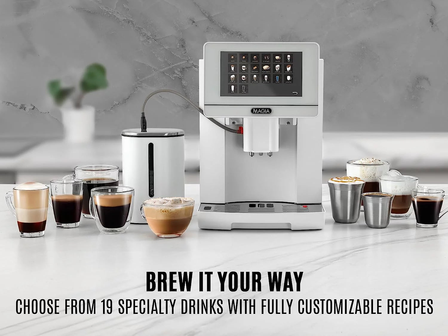 Espresso Machine with Grinder and Milk Frother Z69130