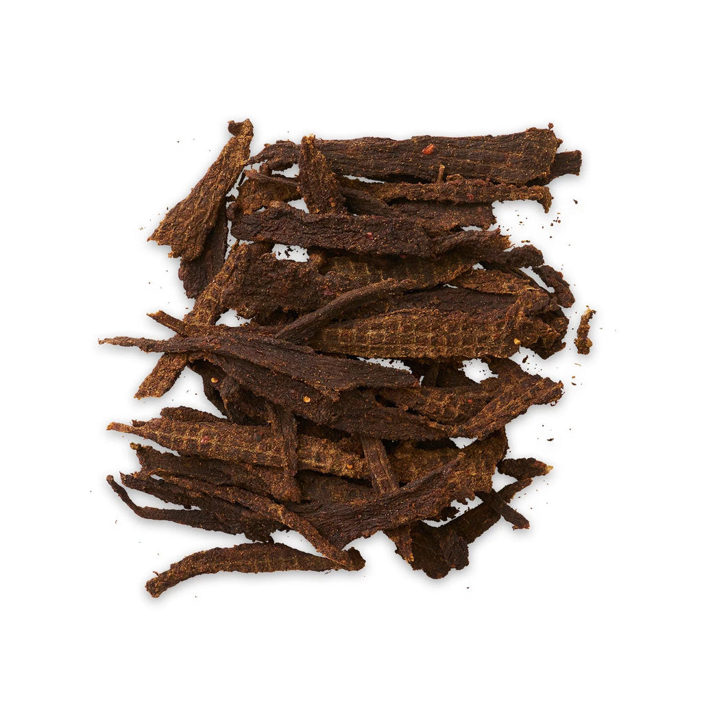 Beef Jerky, Hatch Green Chile, Sugar Free, Dry Style, 16 oz M981313