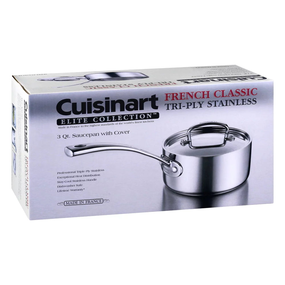 3 Quart Stainless Steel Saucepan D1849