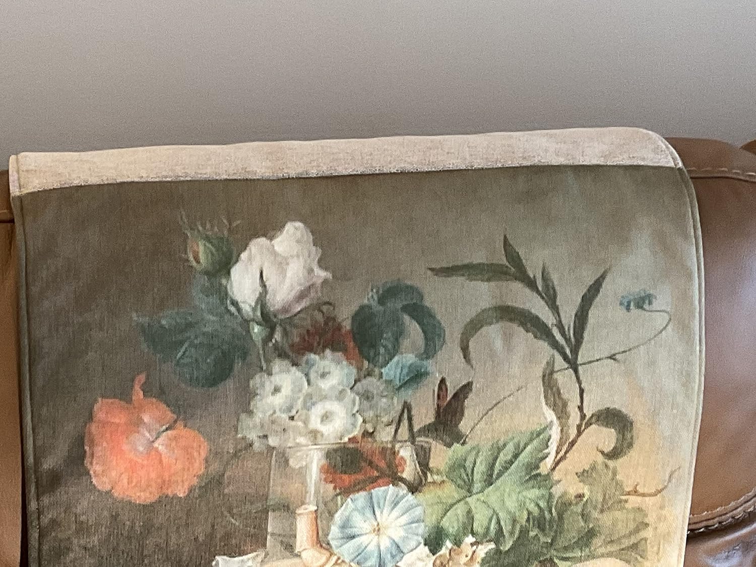 Reversible Headrest Cover for Furniture, Chairs & Sofas, Fruit Design M4153