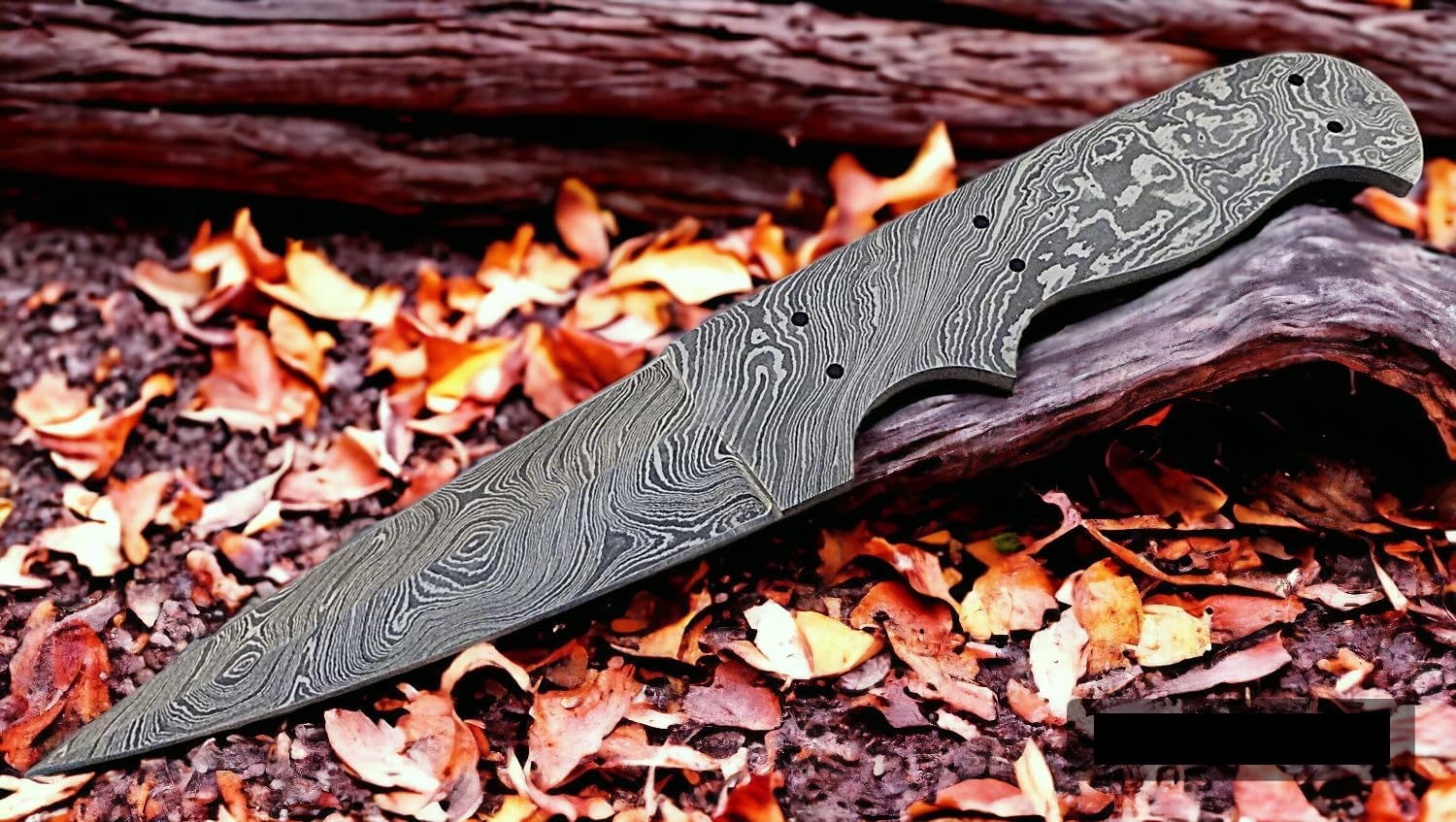 Damascus steel Full Tang Blank Blade Knife Blank for Knife Making P547757