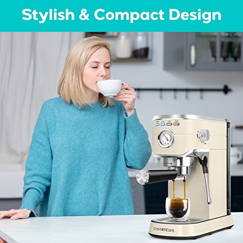 Espresso Machine 20 Bar with Milk Frother Steam Wand C494985