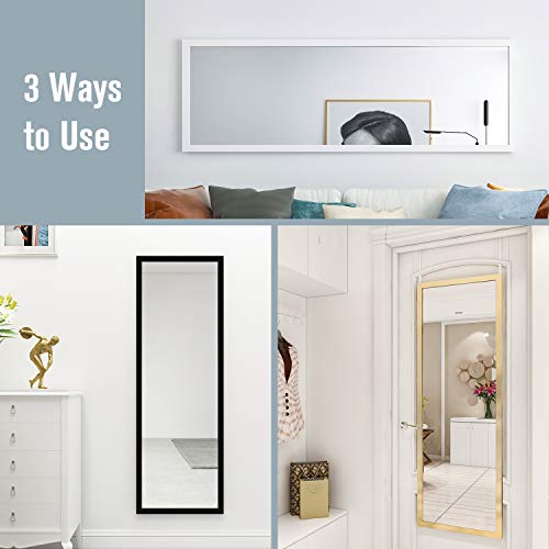 Over the Door Full Length Mirror, Wall Mounted Metal Frame, 2 Pack G17724