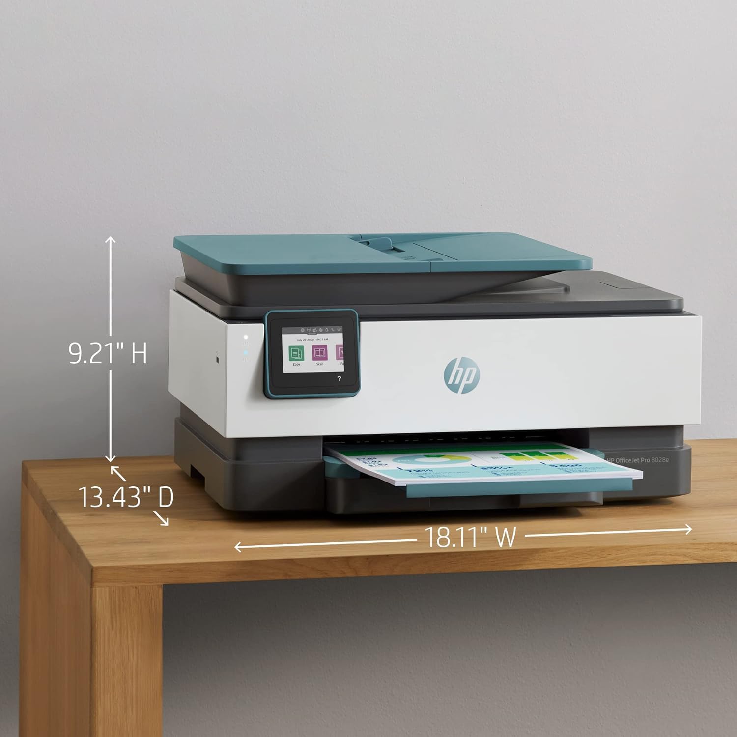 Wireless All-in-One Printer Scanner Copier Fax with Touchscreen F5936