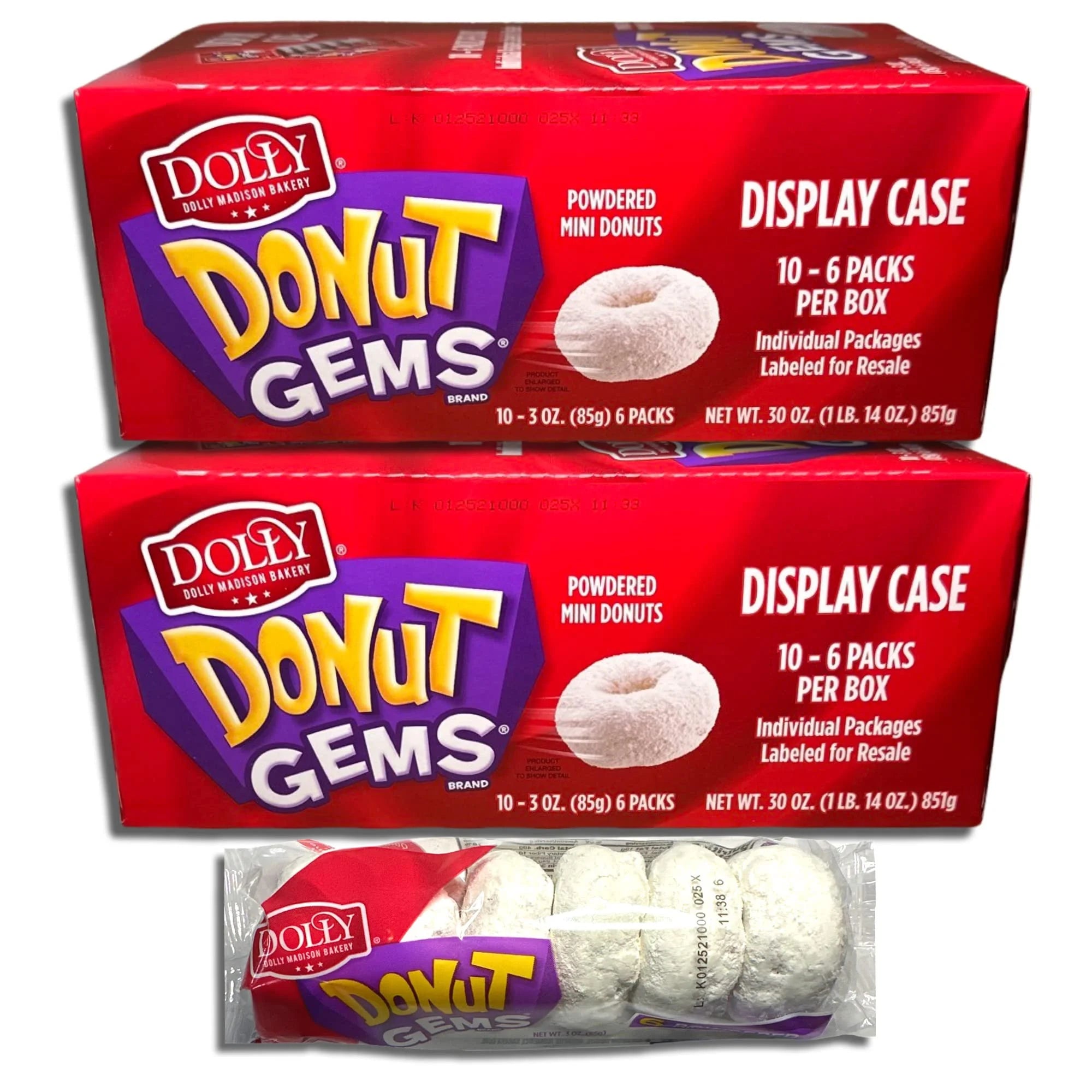 Mini Donuts Variety Pack, 12 Packs (72 Donuts) X1046