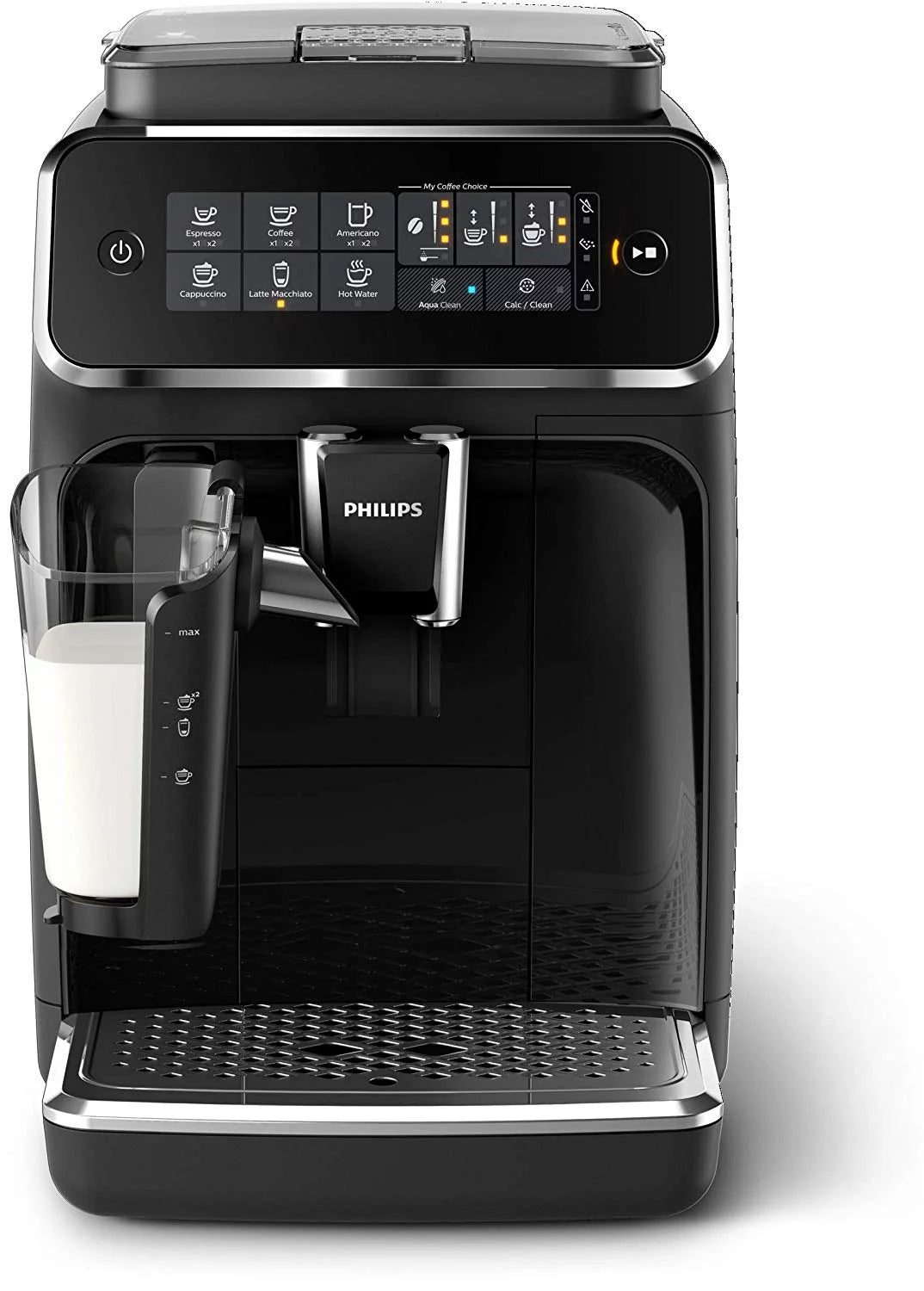 Fully Automatic Espresso Machine with LatteGo, Black J70298
