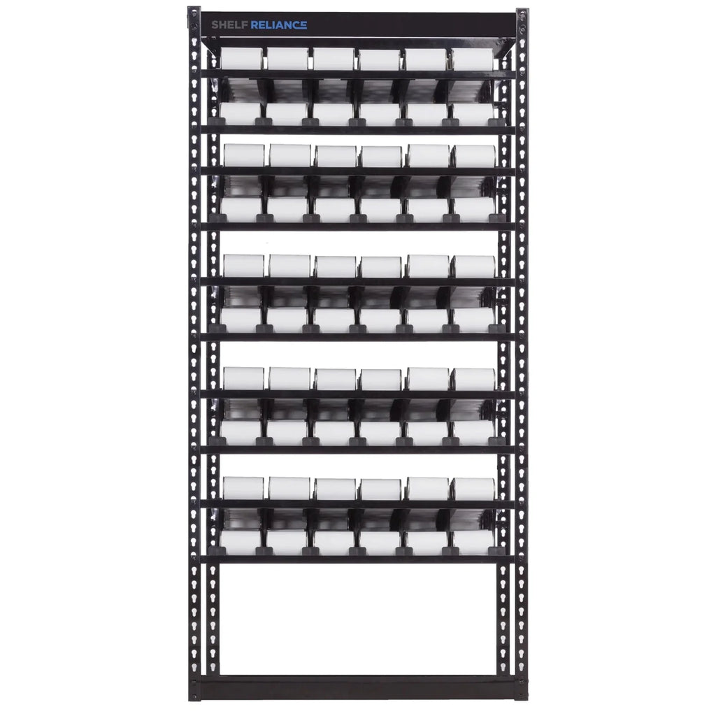 Shelf Reliance Maximizer Small Can Rotation Organizer Supports 390 Cans