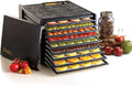 Excalibur 3900B Electric Food Dehydrator Machine with Adjustable Thermostat Accurate Temperature Control and Fast Drying  600 W  9 Trays  Black