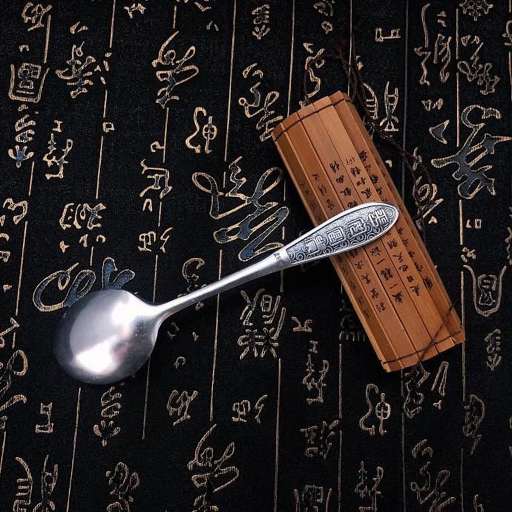 Sterling Silver Spoon for Soup, Rice, and Coffee N242562