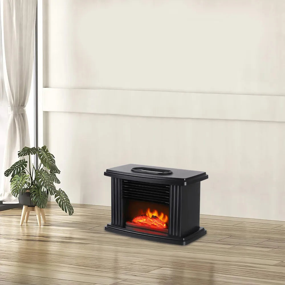 Electric Fireplace Heater Stove 1000W with 3D Flame Effect D1494