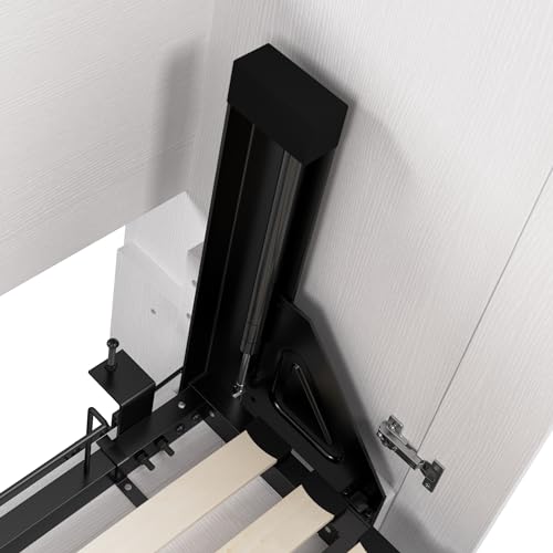 Full Murphy Bed with Closet Organizers and Drawers, Space-Saving for Bedroom or Guest Room B463719