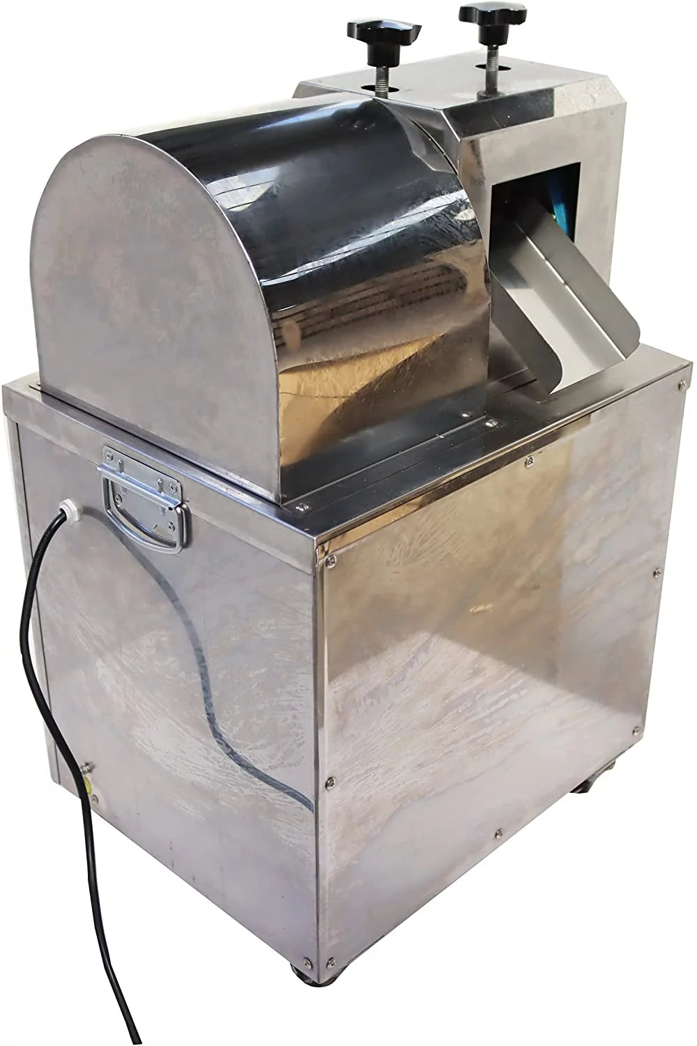 Electric Sugar Cane Ginger Press Juicer Stainless Steel 3 Rollers T580545