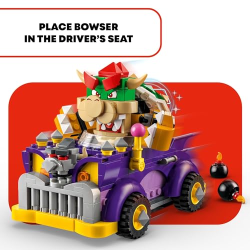 Bowser’s Muscle Car Expansion Set, Collectible Toy for Kids Ages 8 and Up K3741