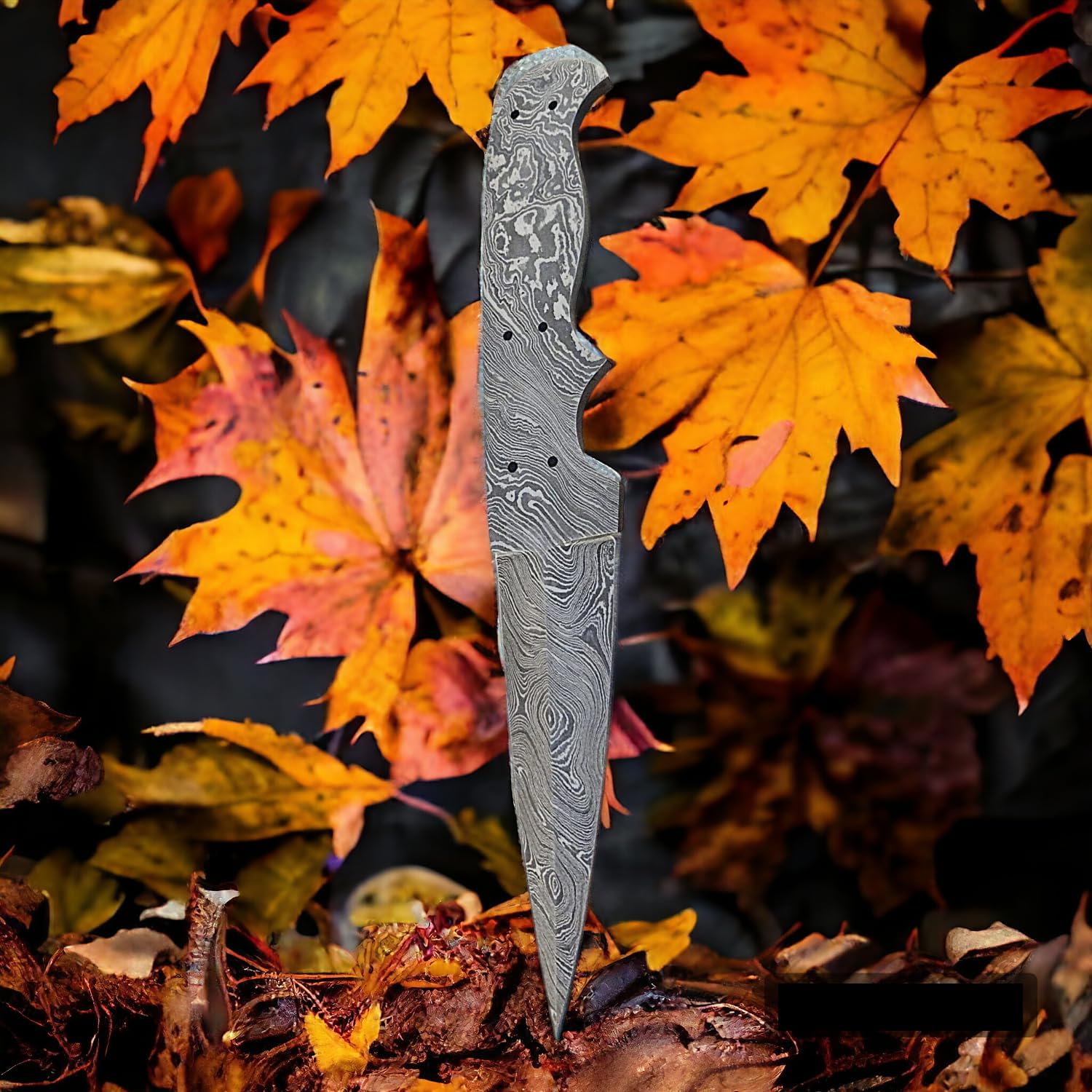 Damascus steel Full Tang Blank Blade Knife Blank for Knife Making P547757