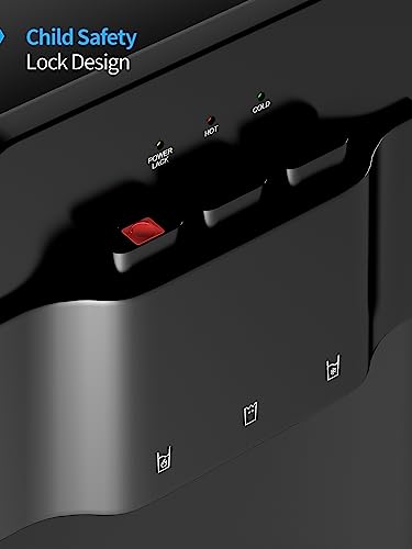 Bottom Loading Water Cooler Dispenser with 3 Temperature Settings, Child Safety Lock P776437