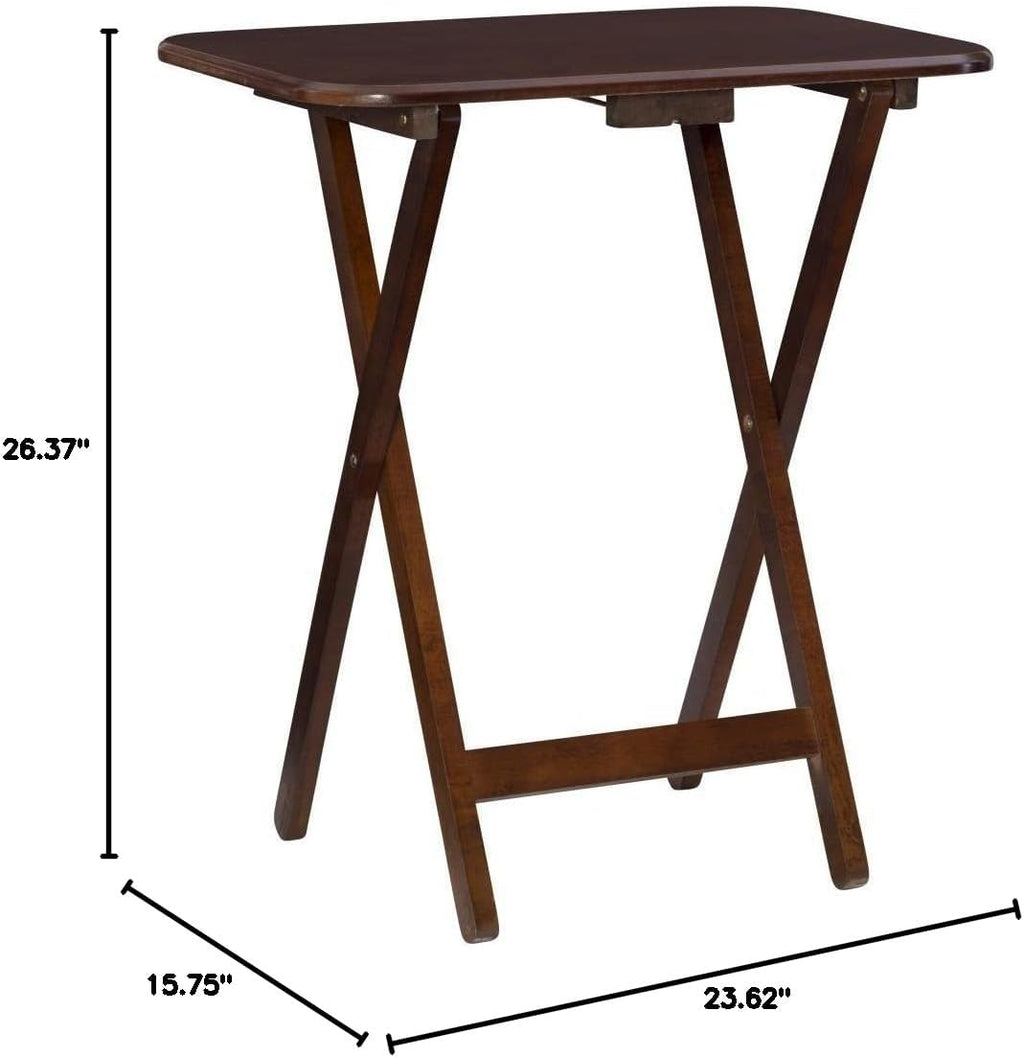 Tray Tables, Cherry, 15.72 x 26.38 x 23.58 K15602