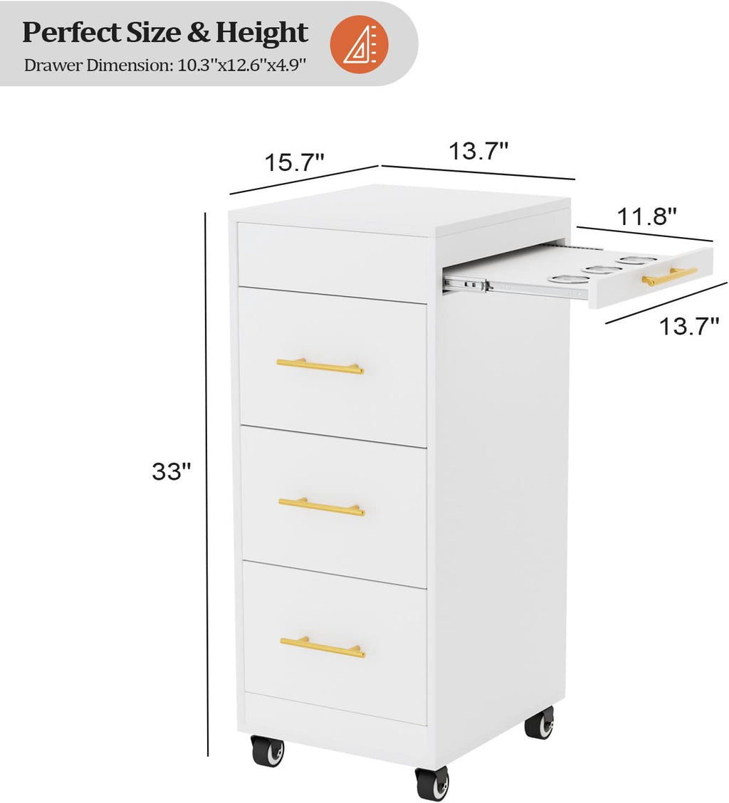Salon Trolley Cart with Wheels for Hair Stylist D44561