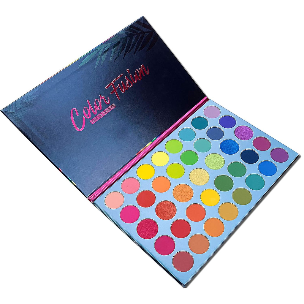 Rainbow Eyeshadow Palette - Matte Metallic Shimmer Pigmented Powder D85586
