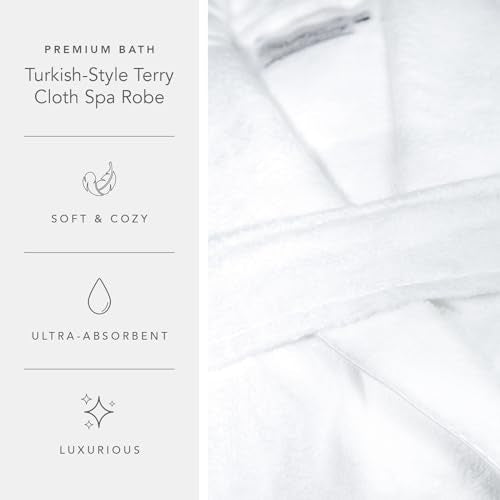 Womens Turkish Terry Spa Robe N892