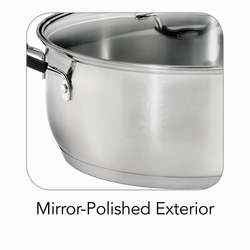 9 Quart Stainless Steel Dutch Oven X468278