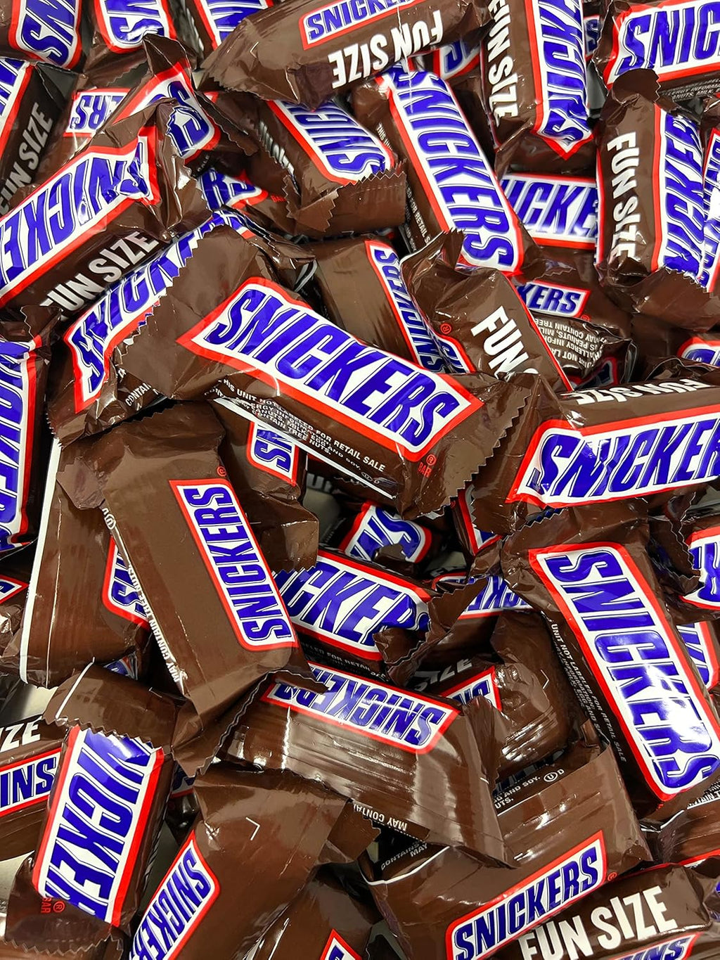 Chocolate Candy Bars Assorted Variety Individually Wrapped Resealable Bag 3 lbs Q866441
