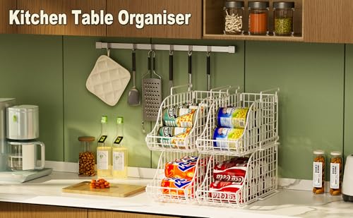 Stackable Can Dispenser Bin 3-Pack with Handles A5720