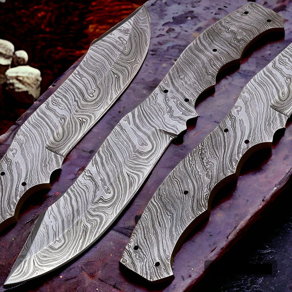 Damascus Steel Full Tang Blank Blade for Knife Making C435191