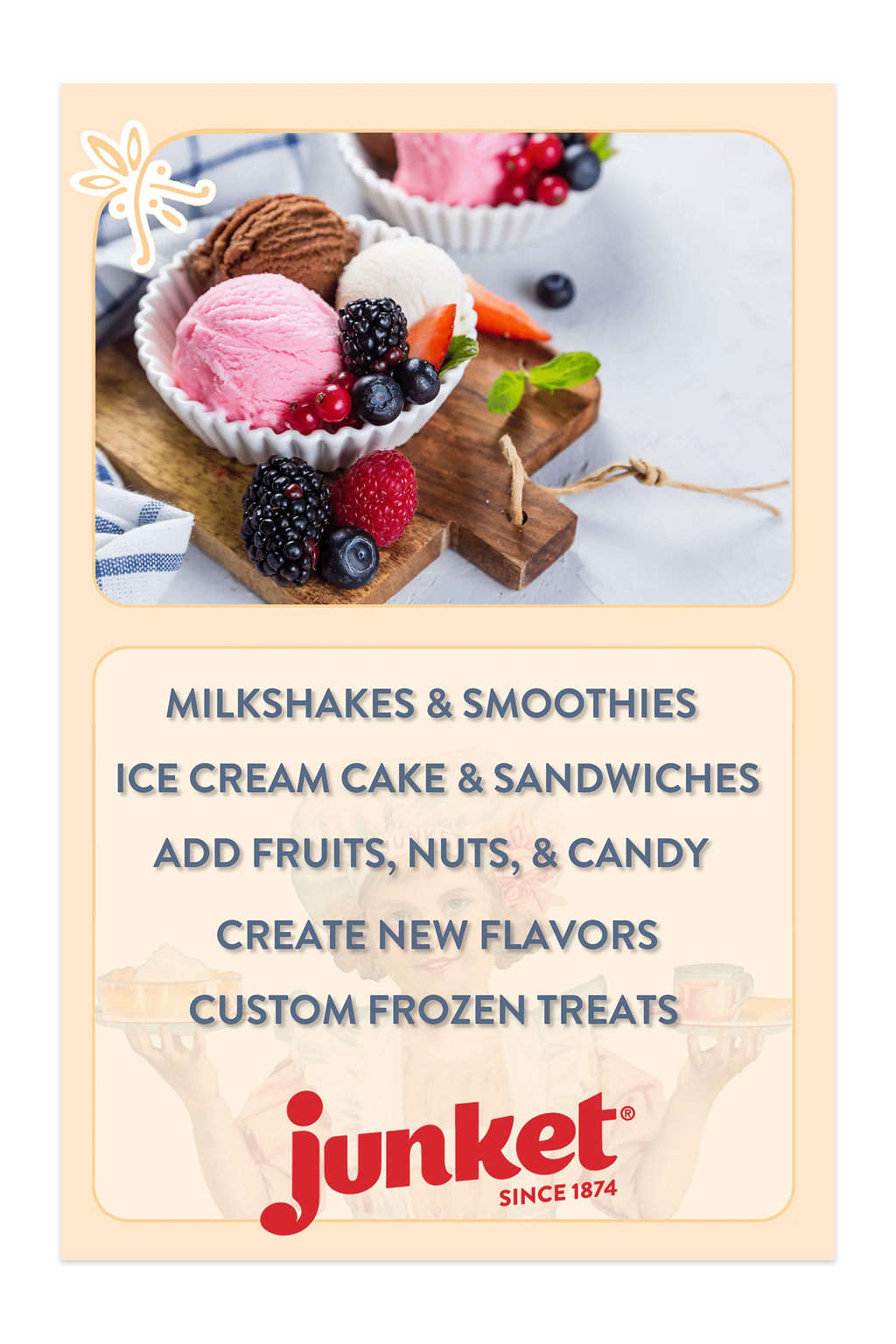 Ice Cream Mix Bundle - 2 Vanilla, 2 Chocolate T185226
