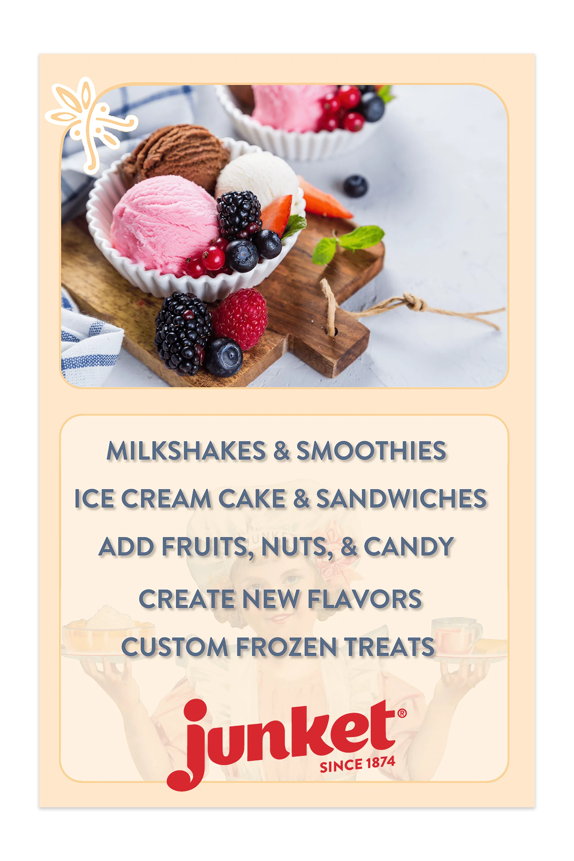 Ice Cream Mix Bundle - 2 Vanilla, 2 Chocolate T185226