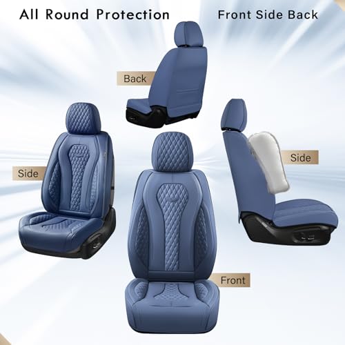 Car Seat Covers Full Set, Waterproof Leather, Universal Fit S5679