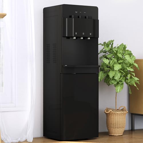 Bottom Loading Water Cooler Dispenser with 3 Temperature Settings, Child Safety Lock P776437