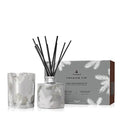 Thymes Frasier Fir Statement 3-Wick Candle - Scented Candle with Crisp Notes of Siberian Fir Needles, Cedarwood, and Relaxing Sandalwood - Luxury Home Fragrance - Silver Candle (12.5 oz)