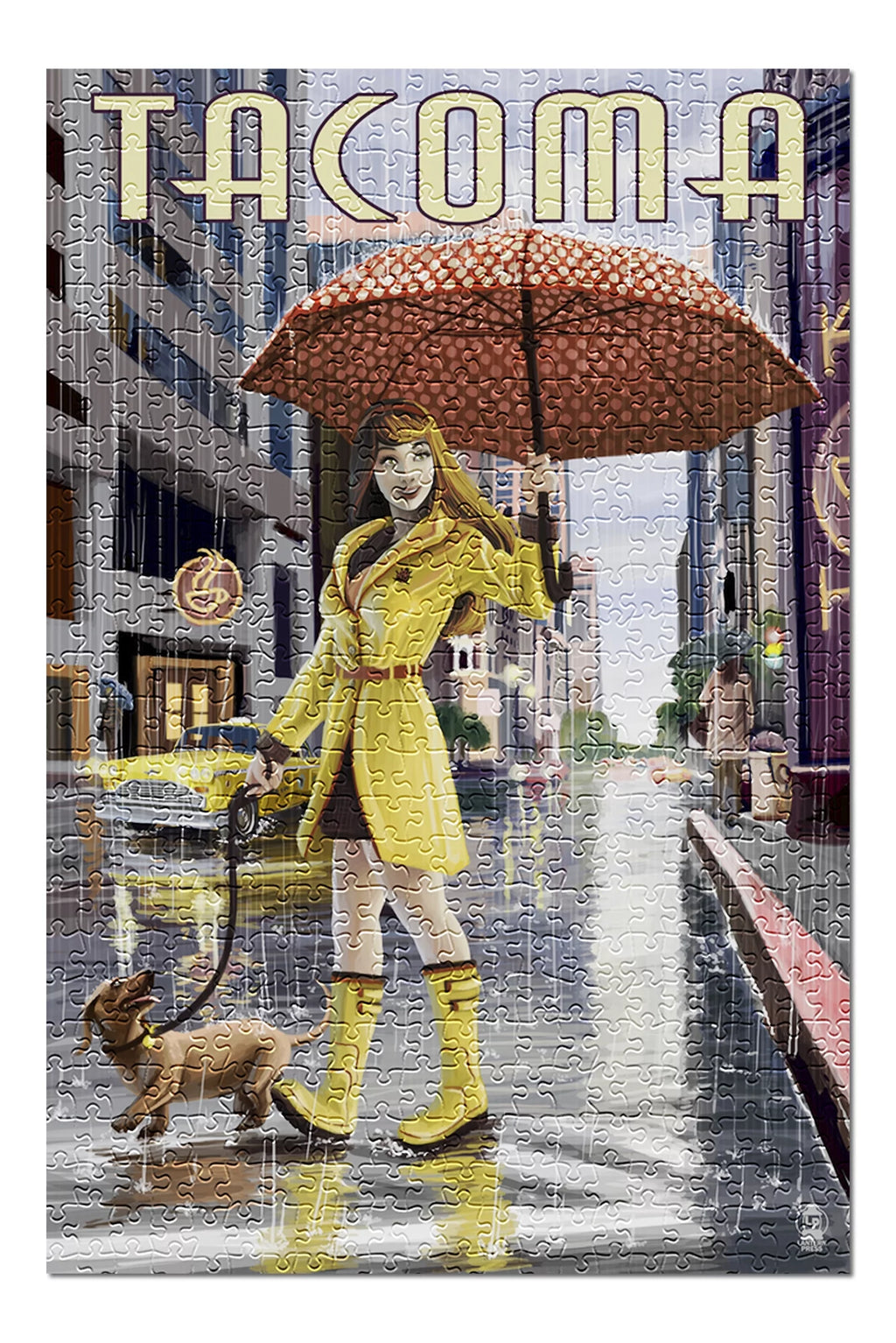 Rain Girl 19x27 inches 500 Piece Jigsaw Puzzle for Adults and Family D959396