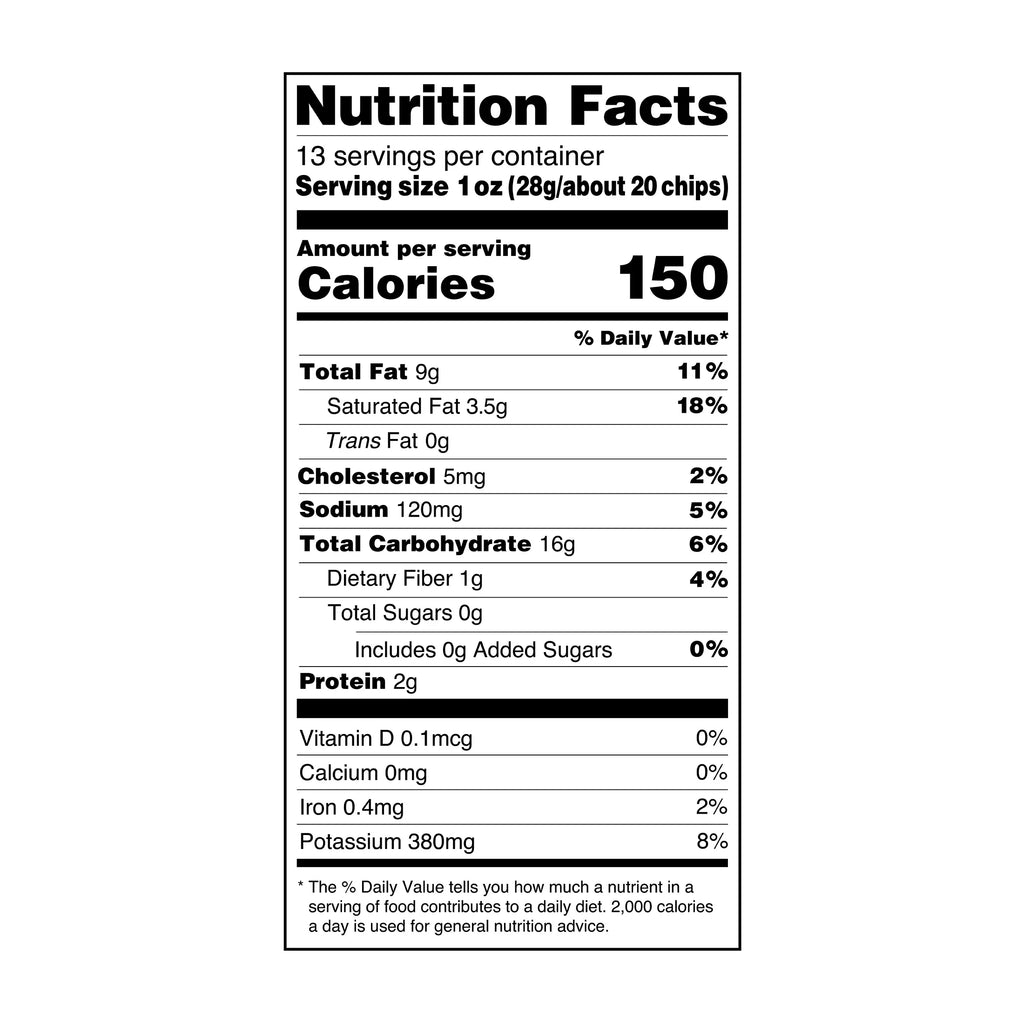 Kettle-Style Potato Chips, Gluten-Free, Party Size, 13 oz R37087
