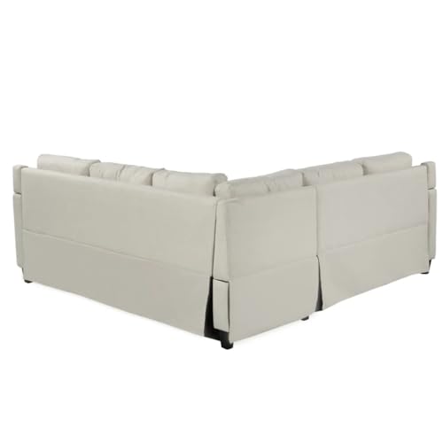 Studded Upholstered Sofa 2 Piece Set with Cushions R593091