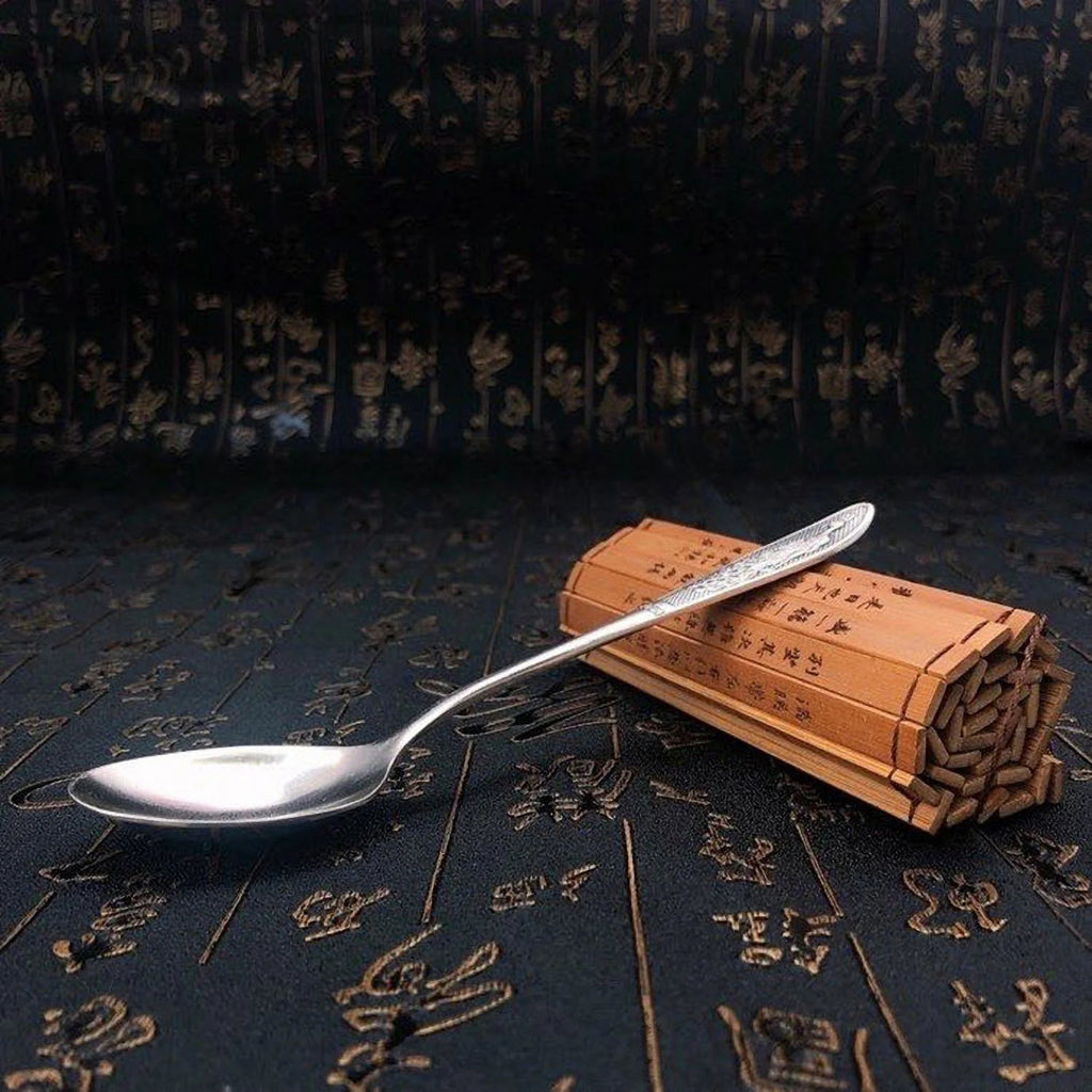 Sterling Silver Spoon for Soup, Rice, and Coffee N242562