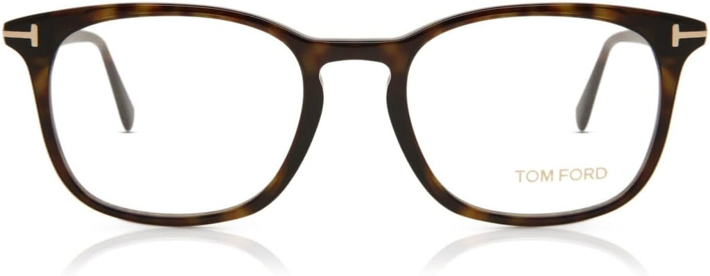Tom Ford FT 5505 052 Dark Havana Plastic Square Eyeglasses 52mm