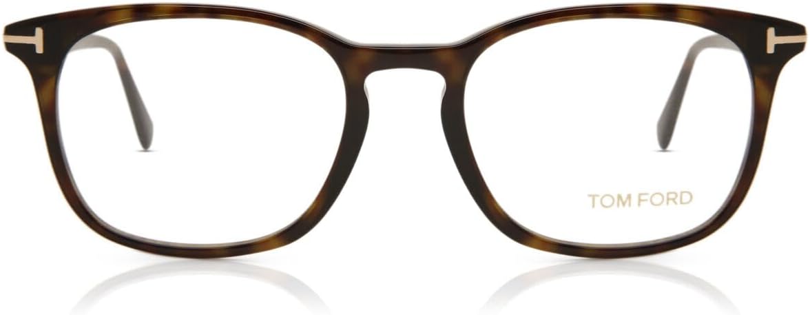 Tom Ford FT 5505 052 Dark Havana Plastic Square Eyeglasses 52mm
