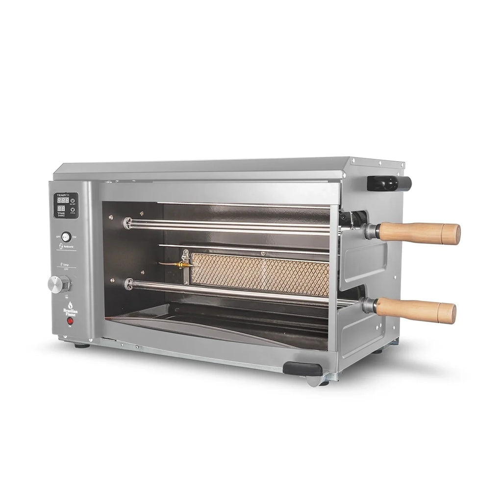 Rotisserie Gas Grill with 2 Skewers I696434